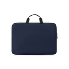 Bugatti - Commuter Series étui pour ordinateur portable - 13/14 po – Marine-Tirettes de glissière en métal