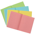 Merangue - Cahier de composition coloré, assorti-feuilles à larges lignes (80 feuilles)
