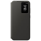 Samsung - Étui portefeuille Smart View pour Galaxy S24 FE - Noir-Conception moderne hautement appréciée. Étui à rabat protecteur simple et novateur
