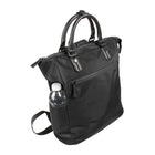 Seven Days - Sac à Dos Pour Ordinateur Portable Jusqu'à 15.6 po avec RFID - Noir-2 poignées supérieures renforcées végane avec fermeture à bouton-pression