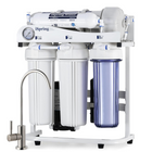 iSpring - RCS5T système commercial d'osmose inverse sans réservoir à 5 étapes - 500 gal/jour-Filtres à 5 étages: Les étapes 1 à 3 éliminent les PFAS (incluant pfoa et pfos), la rouille, le sable, le chlore, les sous - produits de désinfection et les odeurs. La membrane OI de la 4e étape retire les métaux lourds, les résidus de pesticides, etc. La 5e étape élimine le chlore et les goûts indésirables pour améliorer la qualité de l'eau potable.