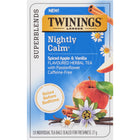 Twinings of London - Supermélanges Calme nocturne - Paquet de 18-Tisane de spécialité
