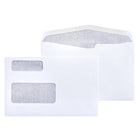 SupremeX − Enveloppes à double fenêtre pour feuillets fiscaux T4 – 24 lb. − 5 / 4 po x 9 pi − Blanc − Paquet de 500-24lb.  