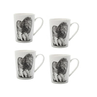 Maxwell & Williams - Marini Ferlazzo Tasse Lion - 450 ml - Paquet de 4-Lave-vaisselle