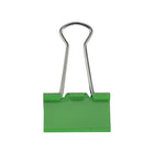 JAM Paper - Pinces à reliure colourées - taille moyenne - 32 mm (1 1/4 po) - vertes - paquet de 15-Quantité : 15 clips par paquet | Durables et réutilisables