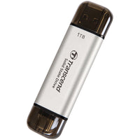 Transcend - SSD portable USB-C/A ESD310 - 1 To - Argent métallisé-Taux de transfert de données fulgurants