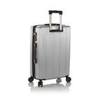 Heys - Valise Spinlite 26" - Argent-Système de poignée télescopique à bouton-poussoir léger en aluminium avec hauteurs de verrouillage à plusieurs niveaux