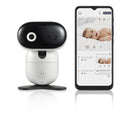 Motorola - Caméra pour PIP1010 Connect Wi-Fi HD PTZ motorisé pour interphone bébé - Caméra seulement - Blanc-Surveillance et streaming d’événements 24 heures sur 24 avec Motorola Nursery App