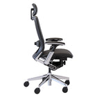 Nightingale - Fauteuil de travail à dossier moyen IC2 avec appui-tête réglable - Noir-L'appui-tête pivote vers l'intérieur et l'extérieur et s'ajuste de haut en bas sur un axe profilé