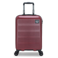 Roots - Chalet 19 po Valise de cabine rigide - Merlot-Fabriqué à partir d'un matériau ABS léger de haute qualité et idéalement conçu pour faire face aux chocs lors des voyages, et aux événements météorologiques.