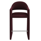 Modway - Talia 41 pouces Cuir végane Tabouret de bar - Mûrier-Arrivée entièrement assemblée