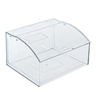 Azar - Contenant - 7.25 po H x 11.75 po l x 11.75 po P - Transparent-Matériau : Styrène transparent