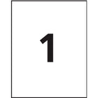 Étiquettes électrostatiques repositionnables Avery – 8 1/2 po x 11 po – Transparentes – 8 étiquettes-6
