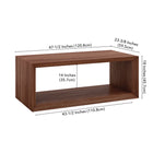 Hudson&Canal - Table basse rectangulaire Osmond 48" de largeur - Noyer satiné-9