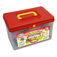 Popular Playthings - Super ensemble Playstix de 400 pièces-Bienvenue chez Popular Playthings Playstix, le jouet qui incite les enfants à construire des choses extraordinaires