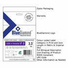 BlueDiamond câble M/M DFP à DFP, 10 pi (6220)-2