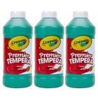 Crayola - Peinture à la détrempe Premier, 16 oz, vert, paquet de 3-PEINTURE TEMPERA CRAYOLA : Vendue en lot de 3 bouteilles, chaque bouteille contient 16 oz de peinture dans un flacon facile à presser.