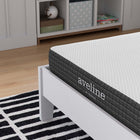 Modway - Aveline 6 po Matelas simple-Housse amovible à fermeture éclair en tricot extensible