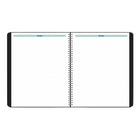 Blueline - 2026 Agenda mensuel Essential 16 mois - 9-1/4" x 7-1/4" - Noir - Bilingue-Calendriers de référence du mois précédent, du mois courant et des trois mois suivants sur chaque double page