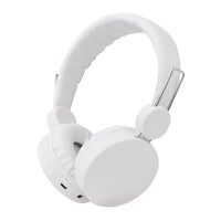 Basic Tech Écouteurs pliables sur l'oreille Bluetooth, pour enfants - Blanc-Autonomie de 6 heures
