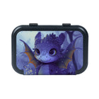 ZIPIT - Boîte de Rangement Recyclée - Motif dragon-Dimensions: 8,5 L x 5,9 W x 2,4 D po