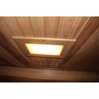 Westinghouse - Sauna infrarouge 2 places avec luminothérapie - 117 cm (l) x 101 cm (p) - Bois naturel-Utilise une prise électrique standard et ne nécessite pas d'électricien.