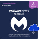 Malwarebytes Premium Bilingue - 3 appareils - Abonnement d'un an [Téléchargement]-Une adresse e-mail valide doit être fournie lors du paiement