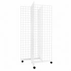Wamaco - Kit de base quadrillée 4-WAY avec Quatre panneaux quadrillés 2 pi x 6 pi - Blanc-Kit tout-en-un - Inutile de chercher quelles pièces de grille s'assemblent entre elles, car une fois monté, ce kit offre un présentoir fonctionnel à 4 côtés.