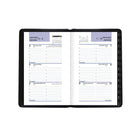AT-A-GLANCE - Cahier de rendez-vous hebdomadaire 2027 - 6 po H x 3 3/4 po l - noir - bilingue-Une semaine sur deux pages
