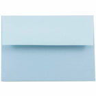 JAM Paper - Ensemble de papeterie 25 cartes blanches et 25 enveloppes A2 - Bleu bébé - lot de 25-Taille : A2 (4,375 x 5,75 pouces)
