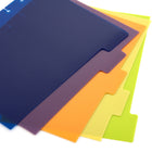 Cambridge - Intercalaires Disc, petit, 5 feuilles-La fonction repositionnable vous permet de déplacer les séparateurs n'importe où dans le cahier, ce qui facilite la réorganisation et la personnalisation de votre contenu selon vos besoins. 
