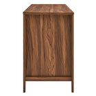 Modway - Soma 47" Bureau - Noyer-Plateau de clavier coulissant