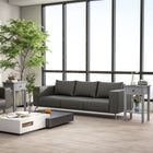 HOMCOM - Table d’appoint - gris - lot de 2-Fonctionne bien comme table de chevet, table de nuit ou support d’exposition pour les petites pièces 