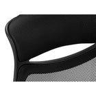 Monarch Specialties - 7268 Chaise De Bureau Dossier Haute Exec - Meche Noir/Chrome-Dimensions du produit: 28 pouces L x 23,75 pouces P x 45 pouces H
