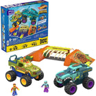 MEGA - Hot Wheels Monster Trucks-Tremplin Osseux Chocs et Fracas-Coffret-Coffret de construction Mega Tremplin Osseux Chocs et Fracas de 332pièces, inspiré des spectacles HotWheels Monster Trucks.