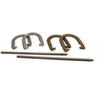 Triumph - Tournoi De Lancer De Rondelles - Marron/Gris-ROBUSTE, DURABLE : Le revêtement en poudre ultra-durable martelé en or et en argent ne s’altère pas