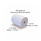 Eddie pis - Rouleau de papier thermique - 3-1/8 po x 200 pi - Paquet de 50 (Sans BPA)-3-1/8"W x 200' L x 2-1/2"D