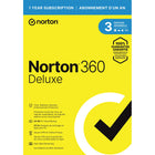 Norton - 360 Deluxe logiciel antivirus - 3 appareils - abonnement d'un an-Protection contre les menaces en temps réel: Sécurité avancée avec plusieurs niveaux de protection pour jusqu’à 3 PC, Mac, téléphones intelligents ou tablettes afin de lutter automatiquement contre les menaces nouvelles et actuelles, y compris différents types de logiciels malveillants, comme les logiciels de rançon, les logiciels espions, les virus, l’hameçonnage, etc.