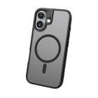 TUFF8 - iPhone 16 -  GlideGuard Mag Rugged Case - Smoke Black-Couche antichoc : La couche antichoc étanche à l'air ajoute une protection supplémentaire contre les chutes accidentelles. Testé selon la norme MIL-STD jusqu'à 8FT