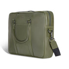 Champs - Onyx Collection Porte-documents Slim en cuir - Khaki-Fabriqué en cuir de vachette véritable