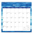BrownTrout - 2024-2025 Plato Académique Courants Marins Carré pour Bureau Stickers - 30.5 x 30.5 cm-Stickers Personnalisés - Des stickers personnalisables, aux formes et aux couleurs variées, permettent d'indiquer les dates importantes et les rendez-vous, et peuvent être repositionnés à une nouvelle date