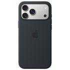 Apple - Étui en silicone avec MagSafe pour iPhone 17 Pro Max - Noir-Il contient 45 % de silicone recyclé et présente un revêtement soyeux qui offre une prise agréable. À l’intérieur, une fine doublure en microfibre rehausse la protection