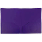 JAM Paper - Chemise robuste à 2 pochettes - violet - Paquet de 6-Taille : 9,5 x 11,625 pouces | S'adapte facilement aux documents de 8,5" x 11"