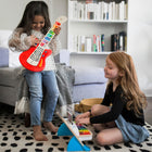 Baby Einstein - HAPE Guitare Magic Touch Together Tune Connectée-4 modes musicaux – Mode découverte (jouez des mélodies populaires et inventez de nouveaux rythmes) ; Mode Perform (couche de riffs) ; Mode ludique (ajoutez des sons idiots) . et mode groupe (jam avec amis et famille)