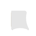 Manhattan Comfort - Table de nuit Coney 19,68" style mid-century moderne - Blanc-18,3 po L x 19,68 po l x 19,68 po H