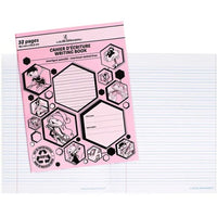 Louis Garneau - Cahier d'exercice petit format interligné à points - Rose-Interligné