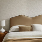 Modway - Cosette Performance Velvet Tête de lit Queen size, Taupe-Finition de bord simple