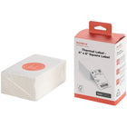 MUNBYN - Étiquette thermique - 4 x 6" - Blanc - 500 feuilles/paquet - Paquet de 2-Résistant à l'eau et à l'huile : résiste aux rayures, à l'eau, à la saleté, à la poussière et à la graisse, et étiquette d'envoi 4x6 avec ligne perforée pour un peeling facile.