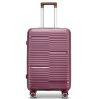 TRAVLR - Valise d'enregistrement légère à coque rigide, 24 po - Rose-Fabriqué en polypropylene 