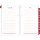 AT-A-GLANCE - Recharge de calendrier de bureau quotidien 2026 avec onglets mensuels 2 pages/jour - 6 po H x 3 1/2 po l - anglais-Rendez-vous aux 30 minutes : 7 h 00 à 17 00